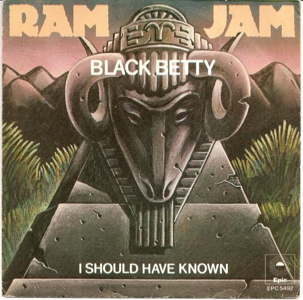 Album cover art for "Black Betty" by Ram Jam