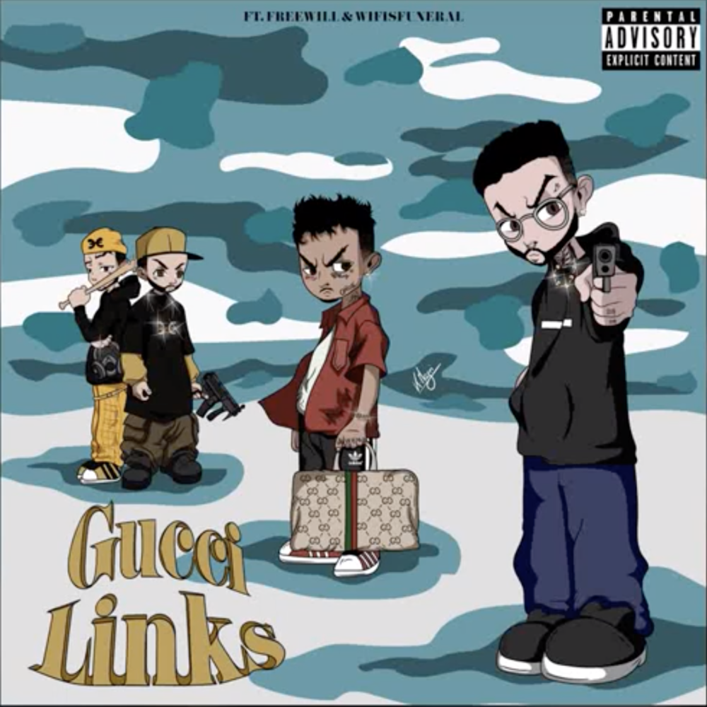 Album cover art for "Gucci Links" by Eddie Fresco