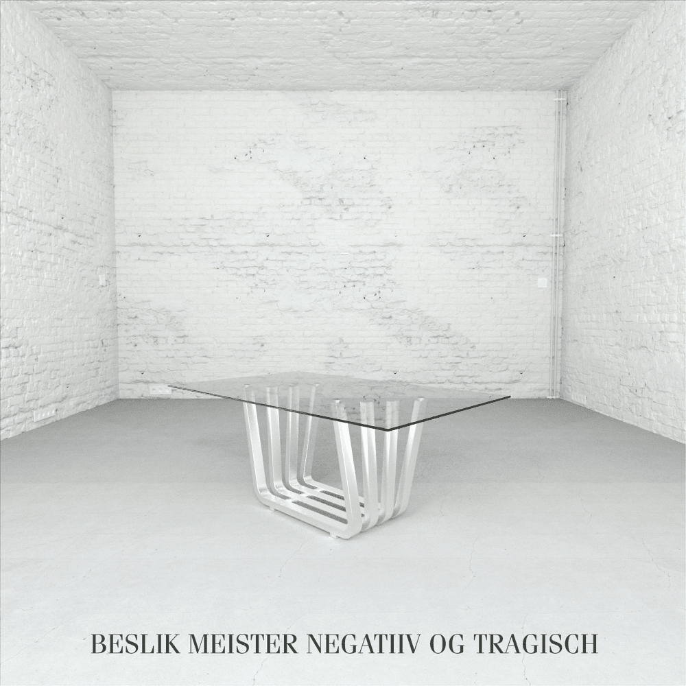 Album cover art for "tragisch" by beslik