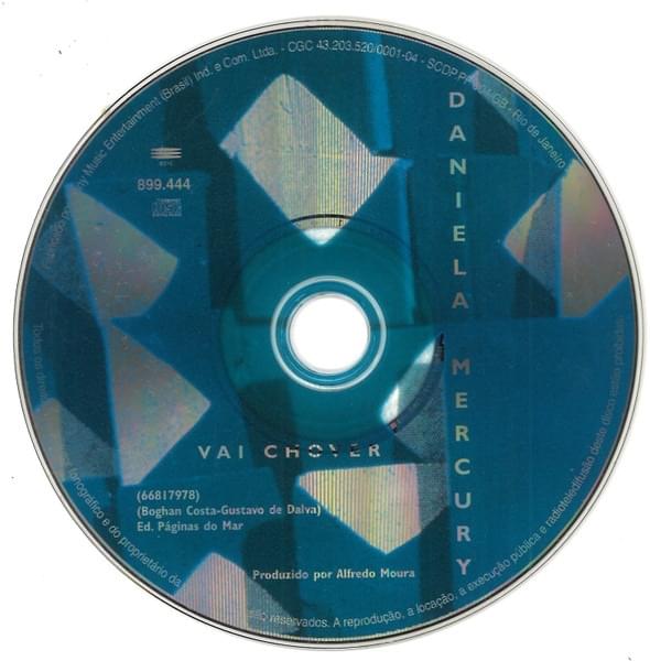 Album cover art for "Vai Chover" by Daniela Mercury