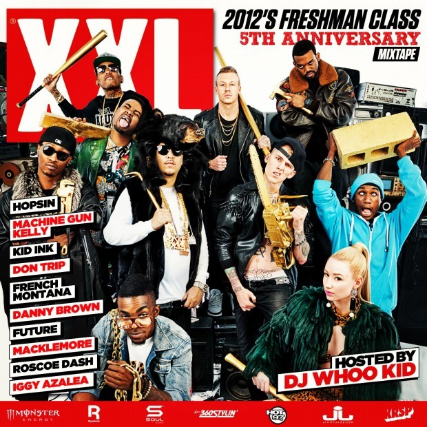 Album cover art for "XXL Freshmen 2012 Cypher - Part 2" by XXL & Macklemore & Kid Ink & Don Trip & Iggy Azalea
