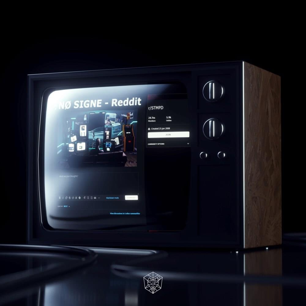 Album cover art for "Reddit" by NØ SIGNE