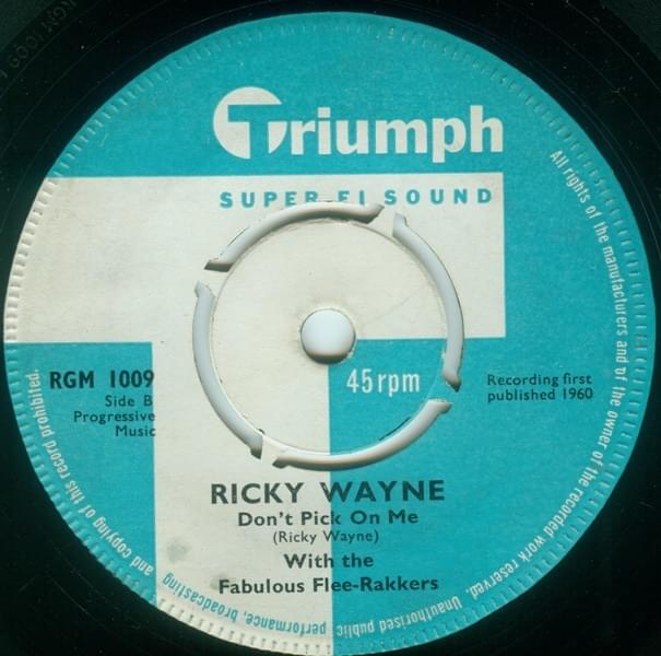 Don’t Pick on Me by Ricky Wayne