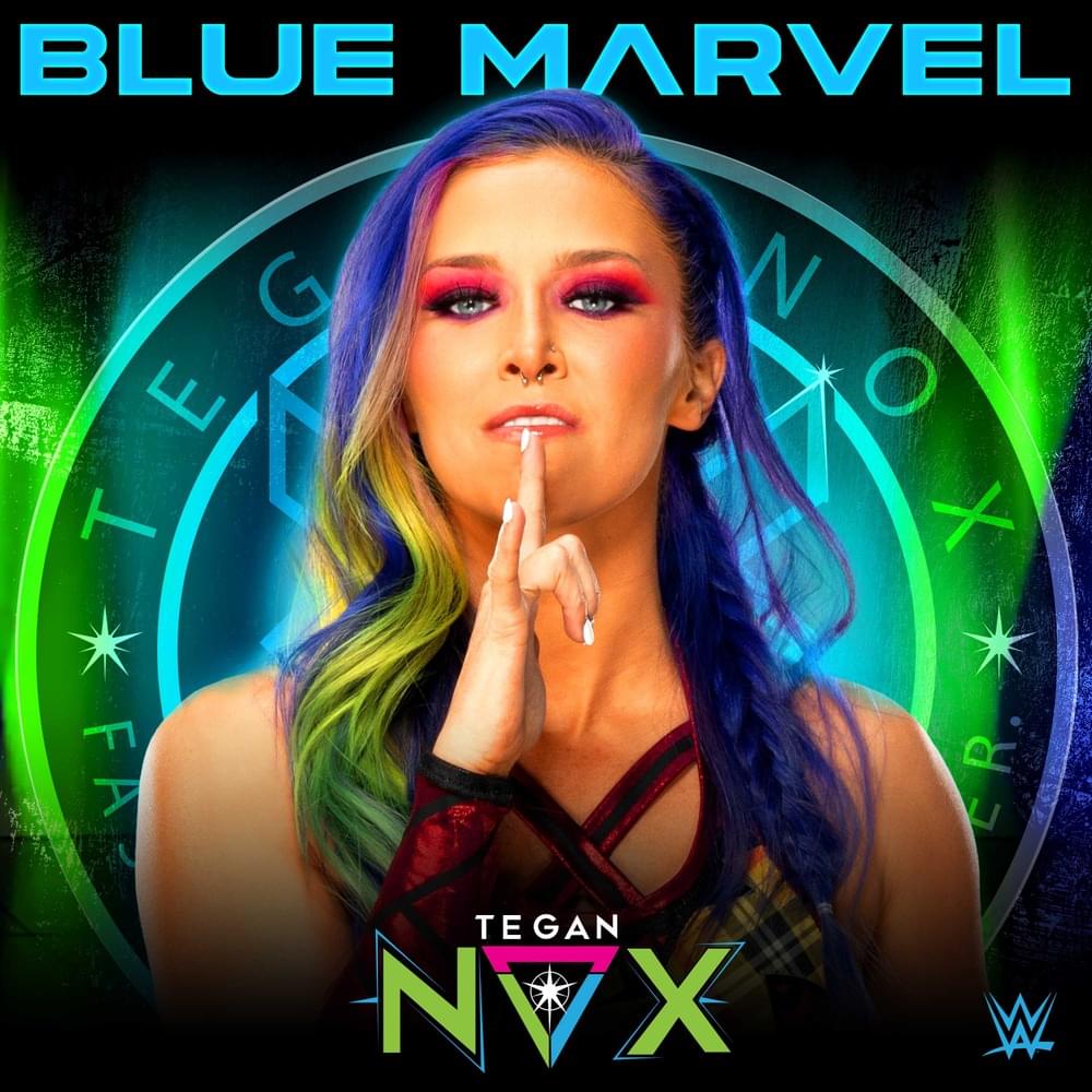 Album cover art for "Blue Marvel" by def rebel