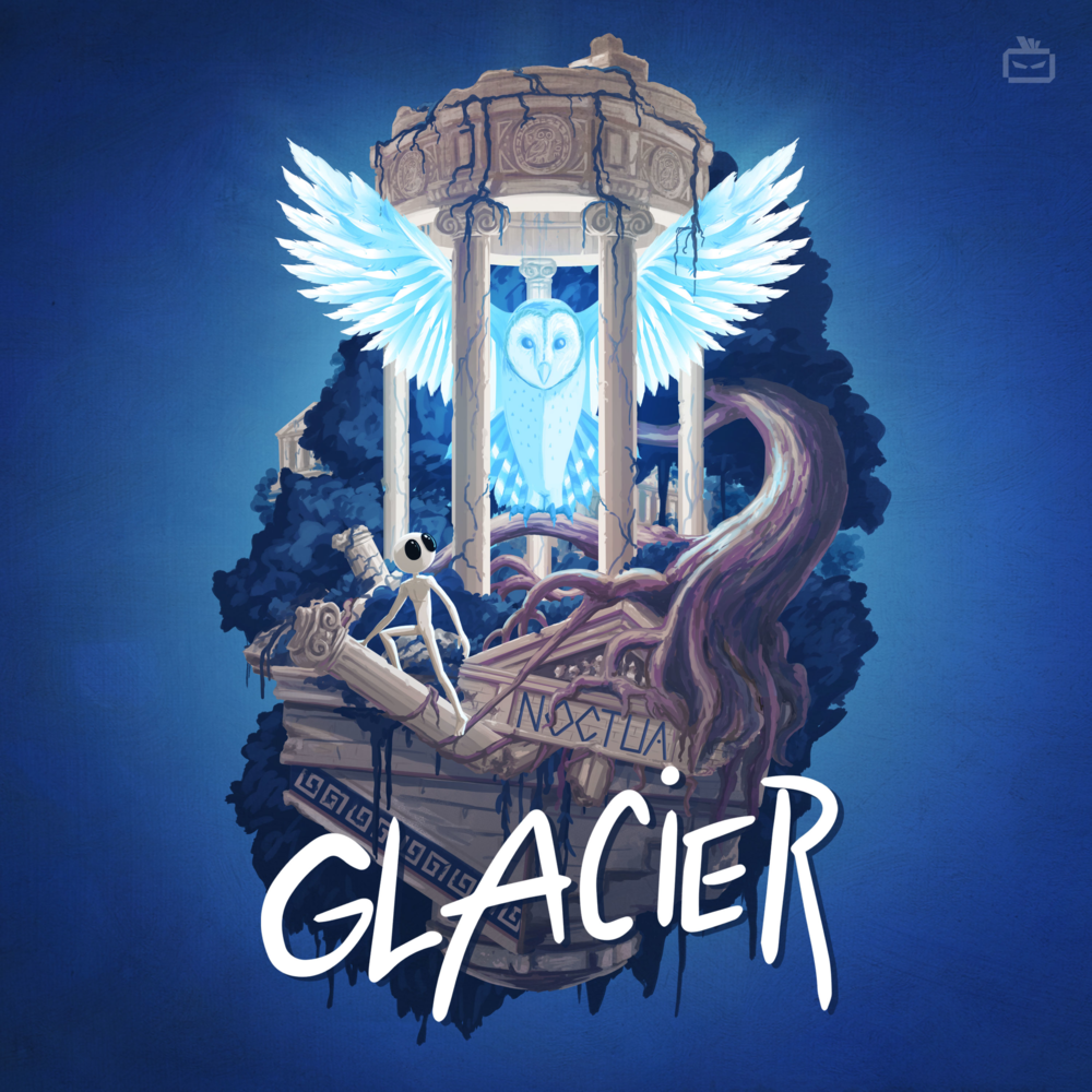 Album cover art for "Noctua" by Glacier (OH)