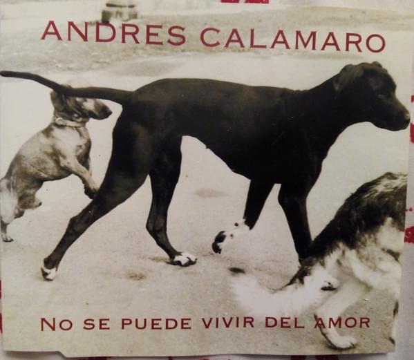 Album cover art for "No se puede vivir del amor" by Andrés Calamaro & Gringui Herrera