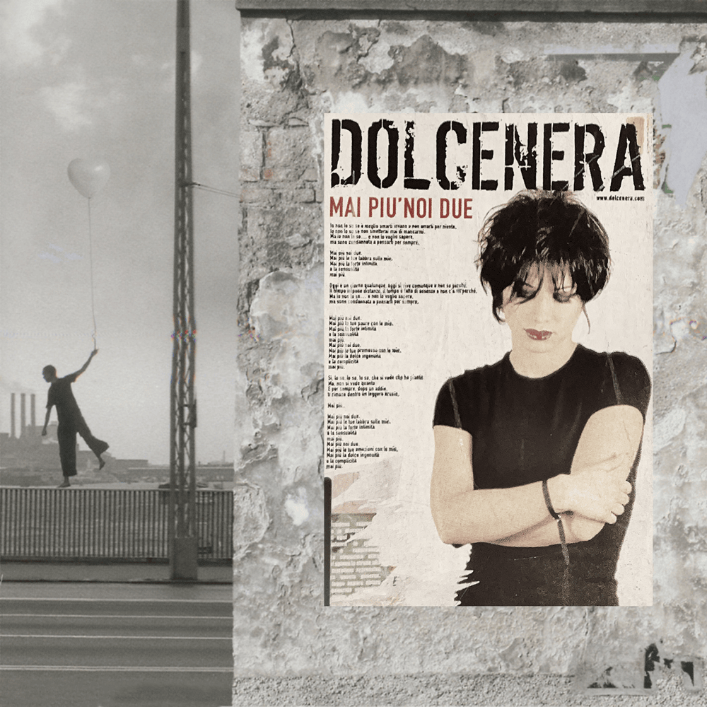 Album cover art for "Mai più noi due" by Dolcenera