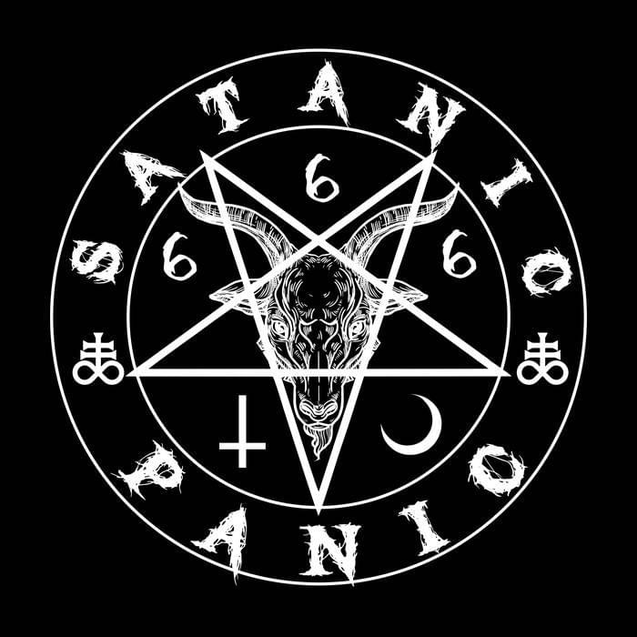 Album cover art for "Manic Conspiracy" by Satanic Panic