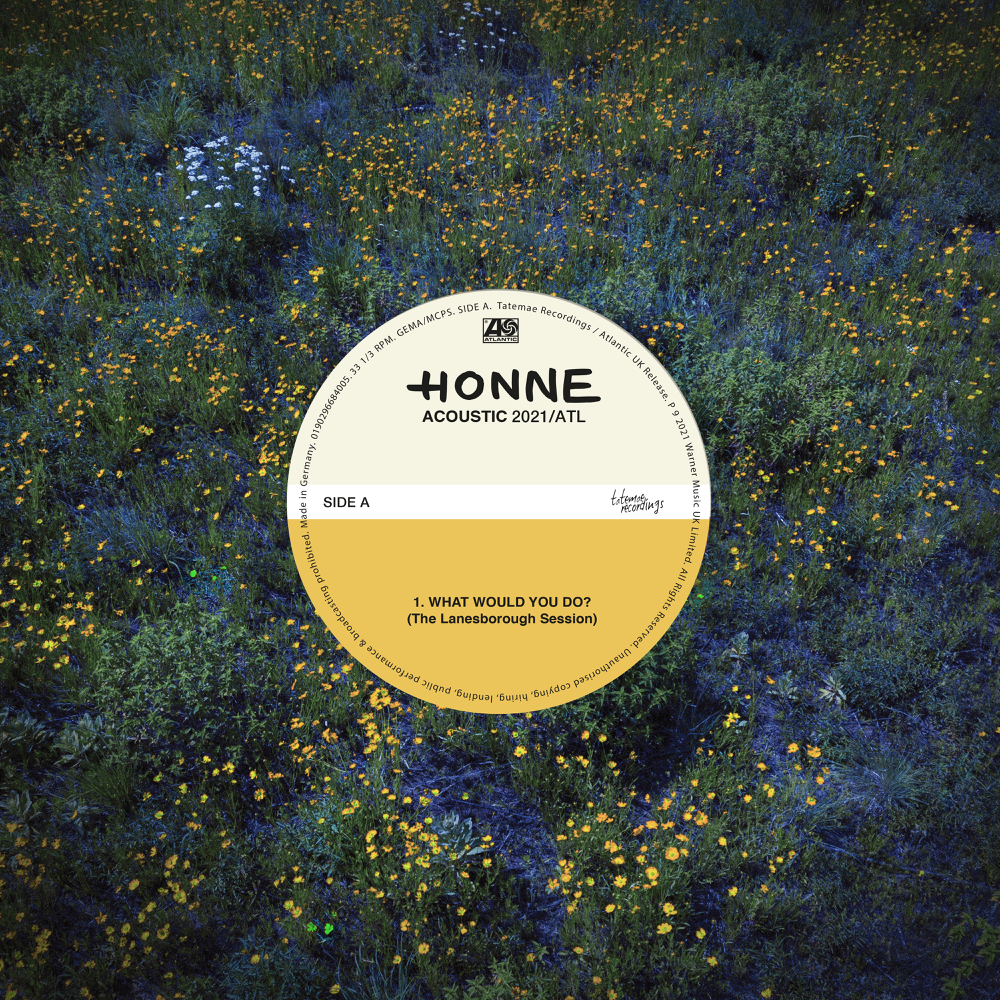 Album cover art for "WHAT WOULD YOU DO? - The Lanesborough Session" by HONNE & BAELY