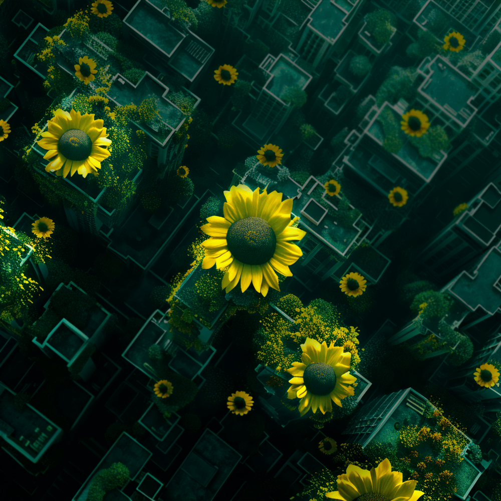 Album cover art for "Sunflower Fields" by MAGIC!
