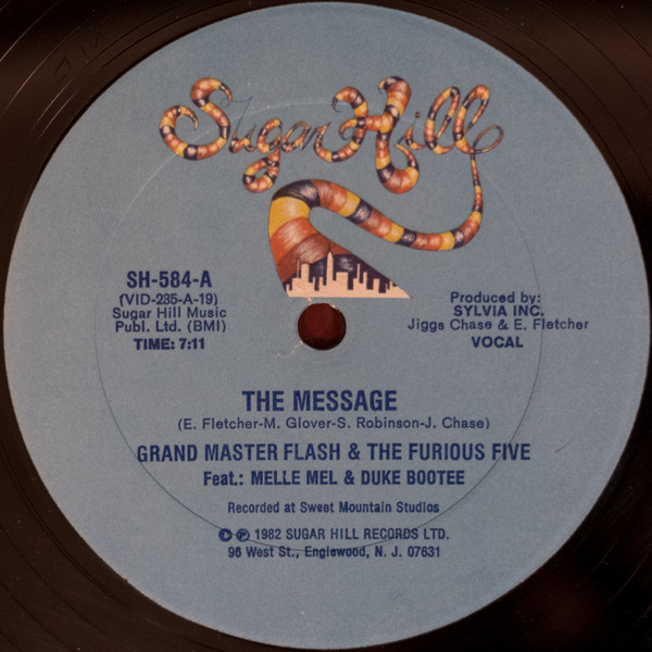 Album cover art for "The Message" by Rockstar Games & Grandmaster Melle Mel & Duke Bootee