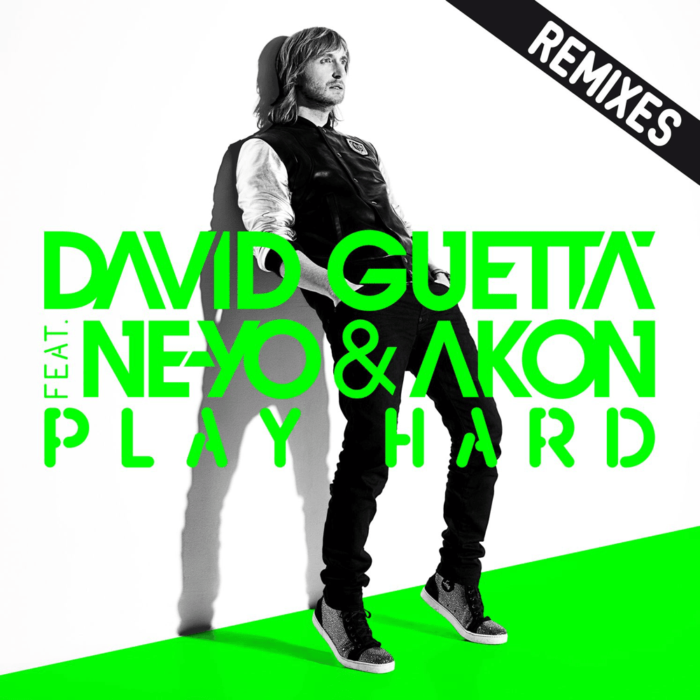 Album cover art for "Play Hard (R3hab Remix)" by David Guetta & Ne-Yo & Akon