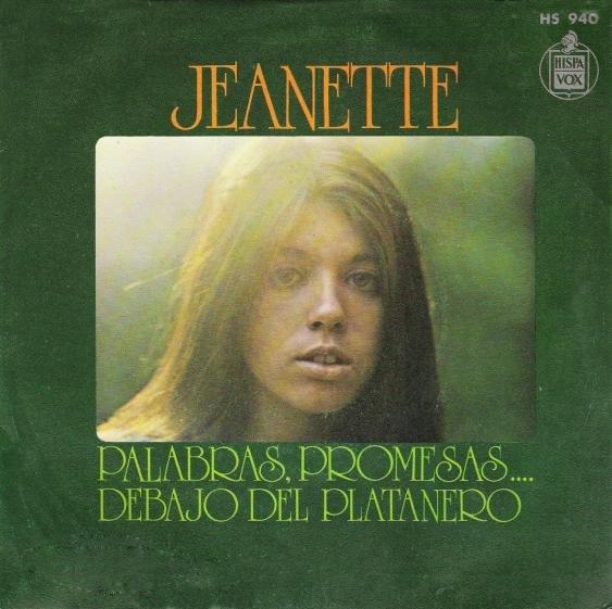 Album cover art for "Palabras, Promesas" by Jeanette