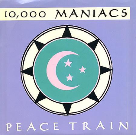 Album cover art for "Peace Train" by 10,000 Maniacs
