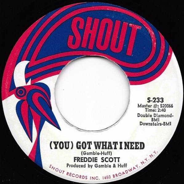 (You) Got What I Need by Freddie Scott