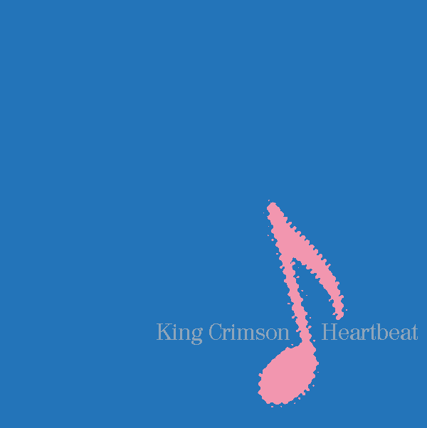 Album cover art for "Heartbeat" by King Crimson