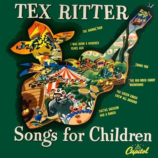 Album cover art for "Big Rock Candy Mountain" by Tex Ritter
