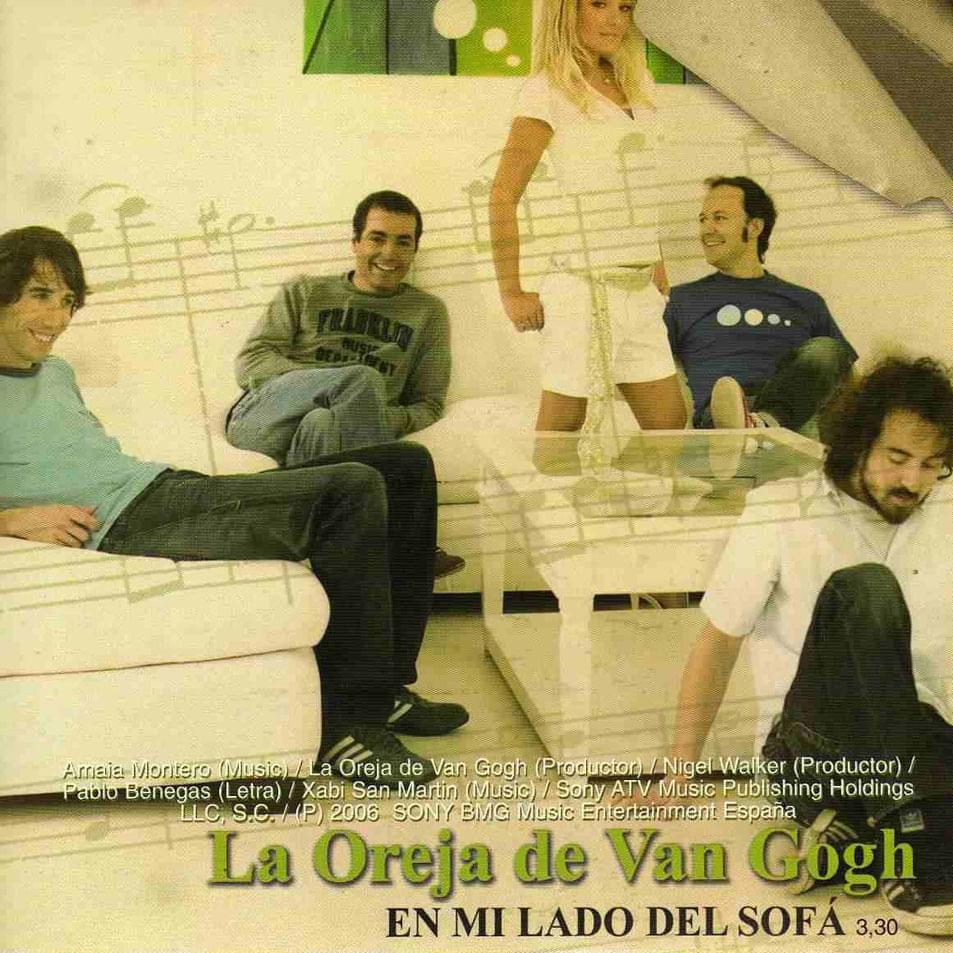 Album cover art for "En mi lado del sofá" by La Oreja de Van Gogh