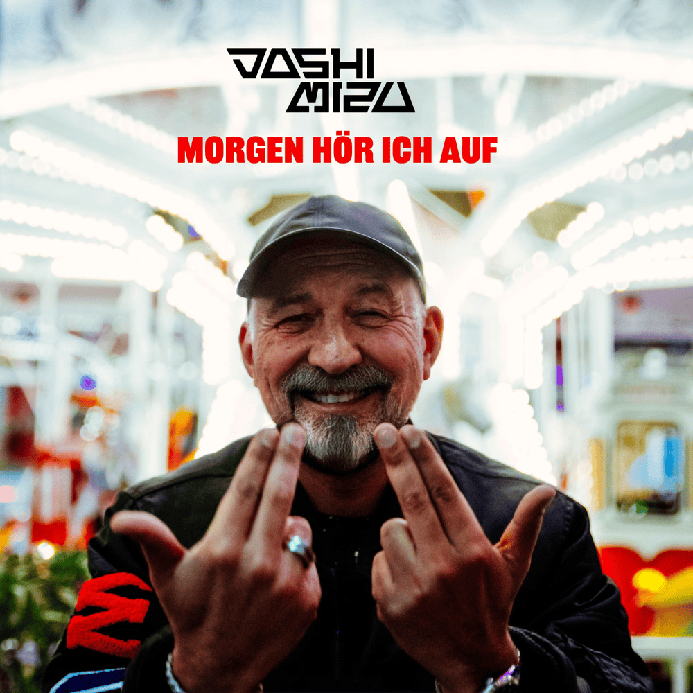 Album cover art for "Morgen hör ich auf" by Joshi Mizu
