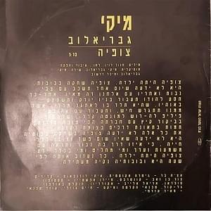 Album cover art for "Tzofia - צופיה" by Miki Gavrielov - מיקי גבריאלוב & Michal Dadshov - מיכל דדשוב