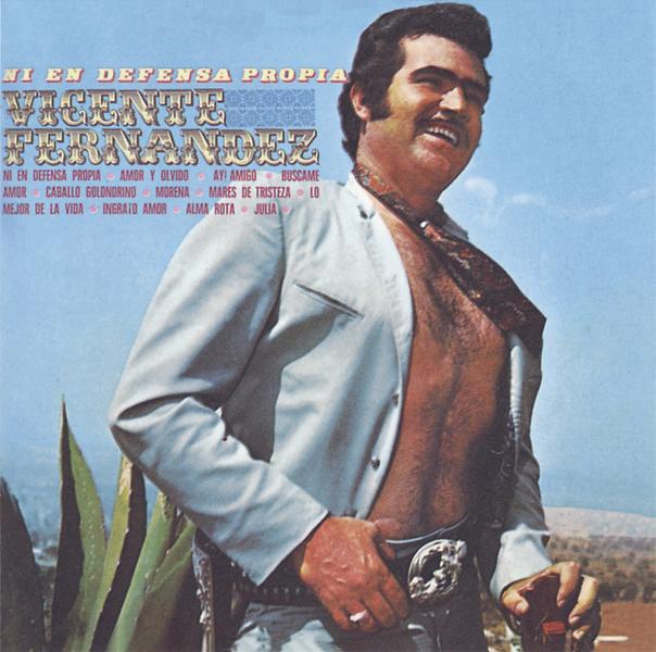 Album cover art for "Ay Amigo" by Vicente Fernández