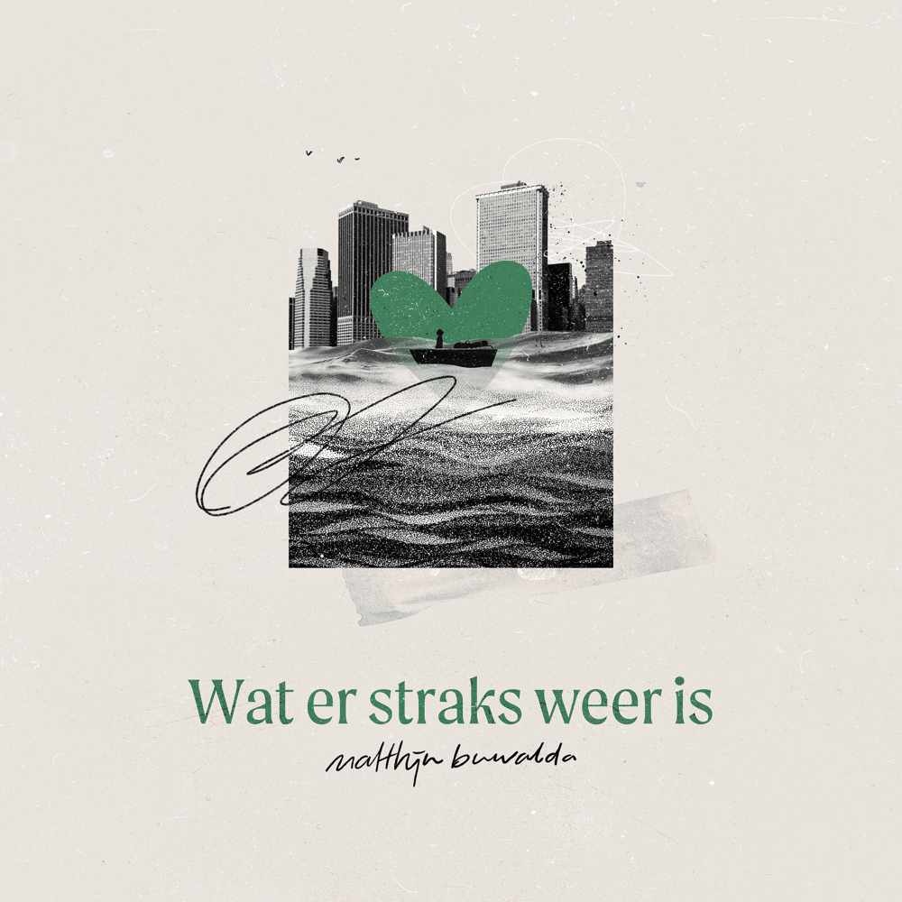 Album cover art for "Wat er straks weer is" by Matthijn Buwalda