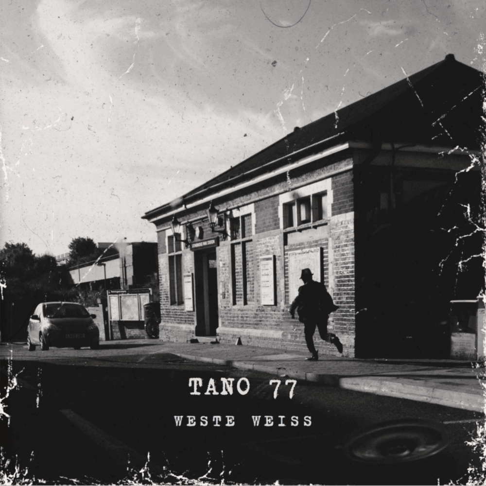 Album cover art for "WESTE WEISS" by TANO77