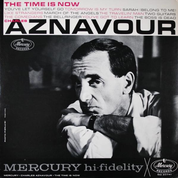 Album cover art for "Sarah" by Charles Aznavour
