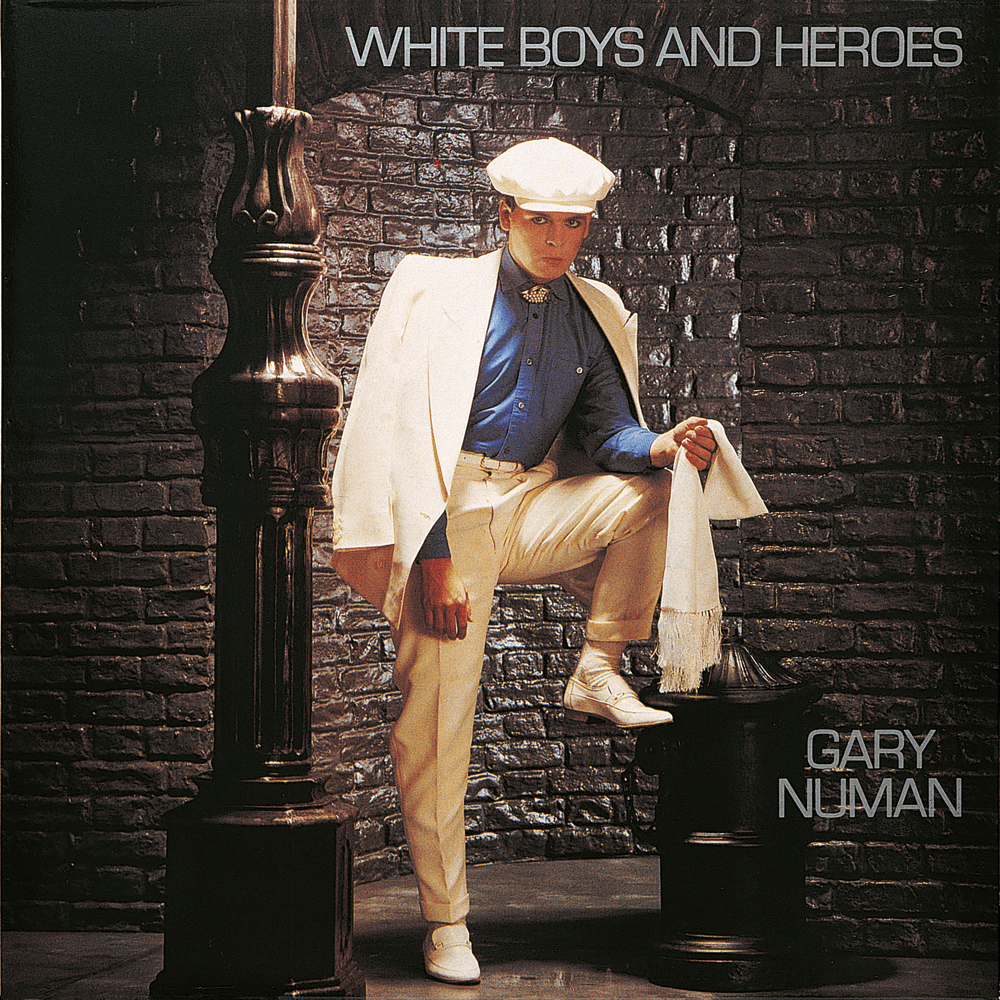 Album cover art for "White Boys and Heroes" by Gary Numan