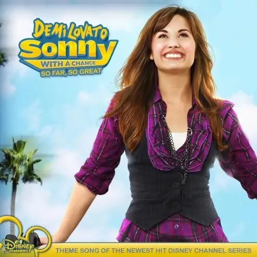 Album cover art for "So Far So Great (Theme Song to Sonny with a Chance)" by Disney