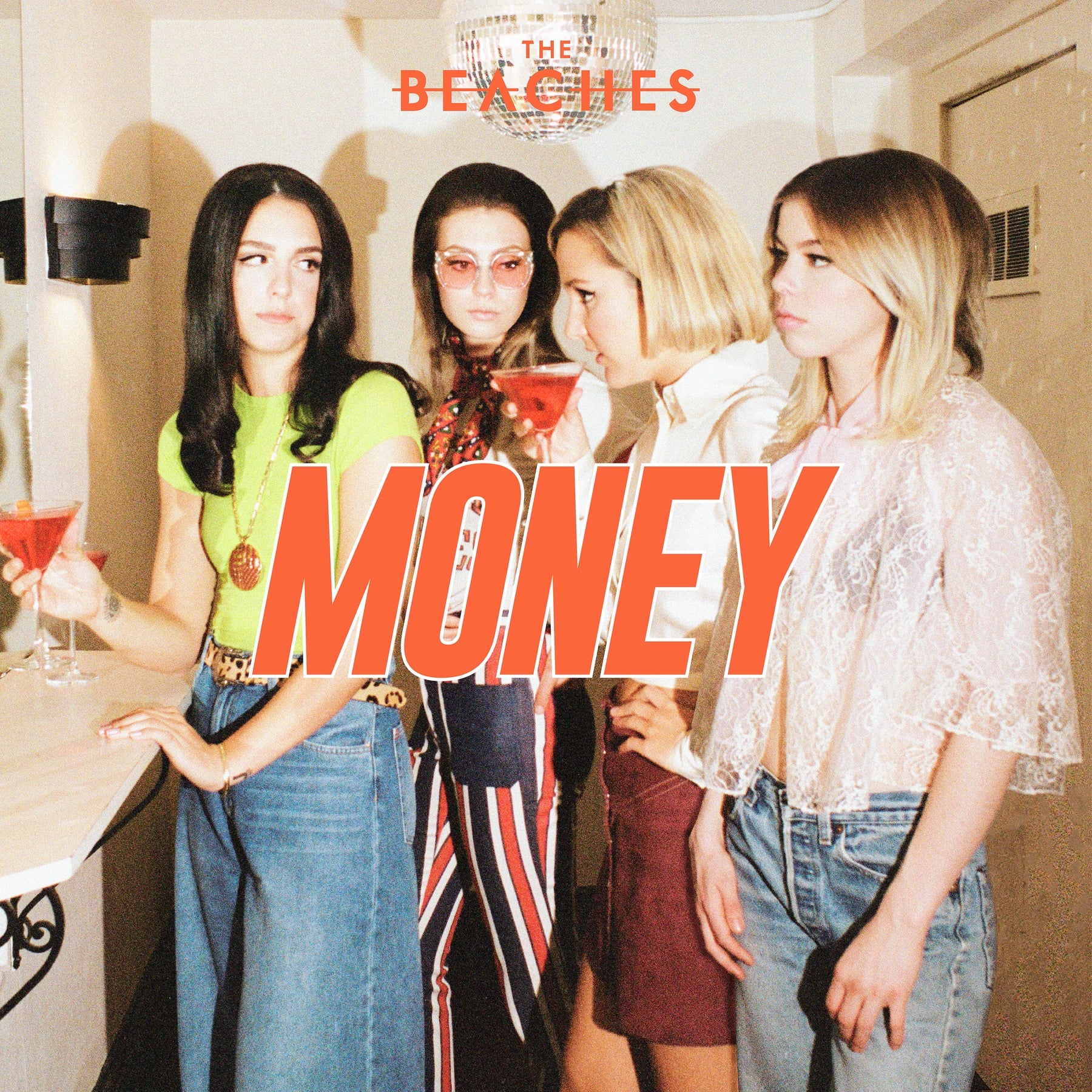Album cover art for "Money" by The Beaches