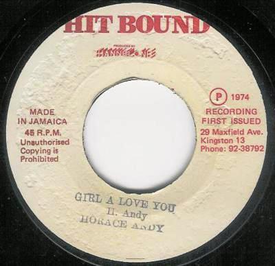 Girl I Love You by Horace Andy