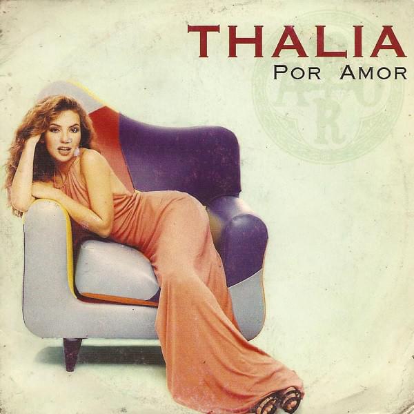 Album cover art for "Por Amor" by Thalía