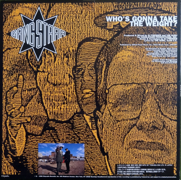 Album cover art for "Who’s Gonna Take the Weight?" by Gang Starr