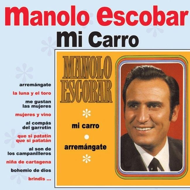 Album cover art for "Mi Carro" by Manolo Escobar