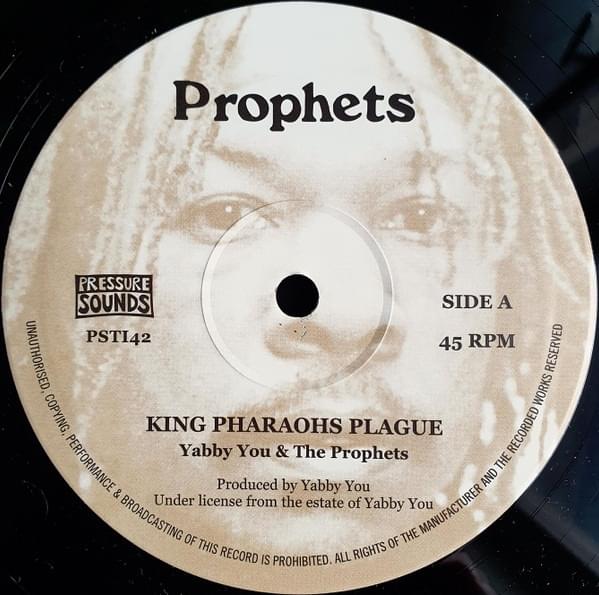 Album cover art for "King Pharaoh’s Plague" by Yabby You & Trinity