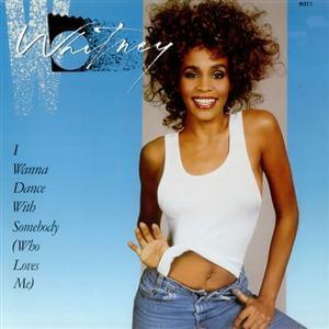 Album cover art for "I Wanna Dance With Somebody (Who Loves Me) (Junior’s Happy Handbag Mix)" by Whitney Houston