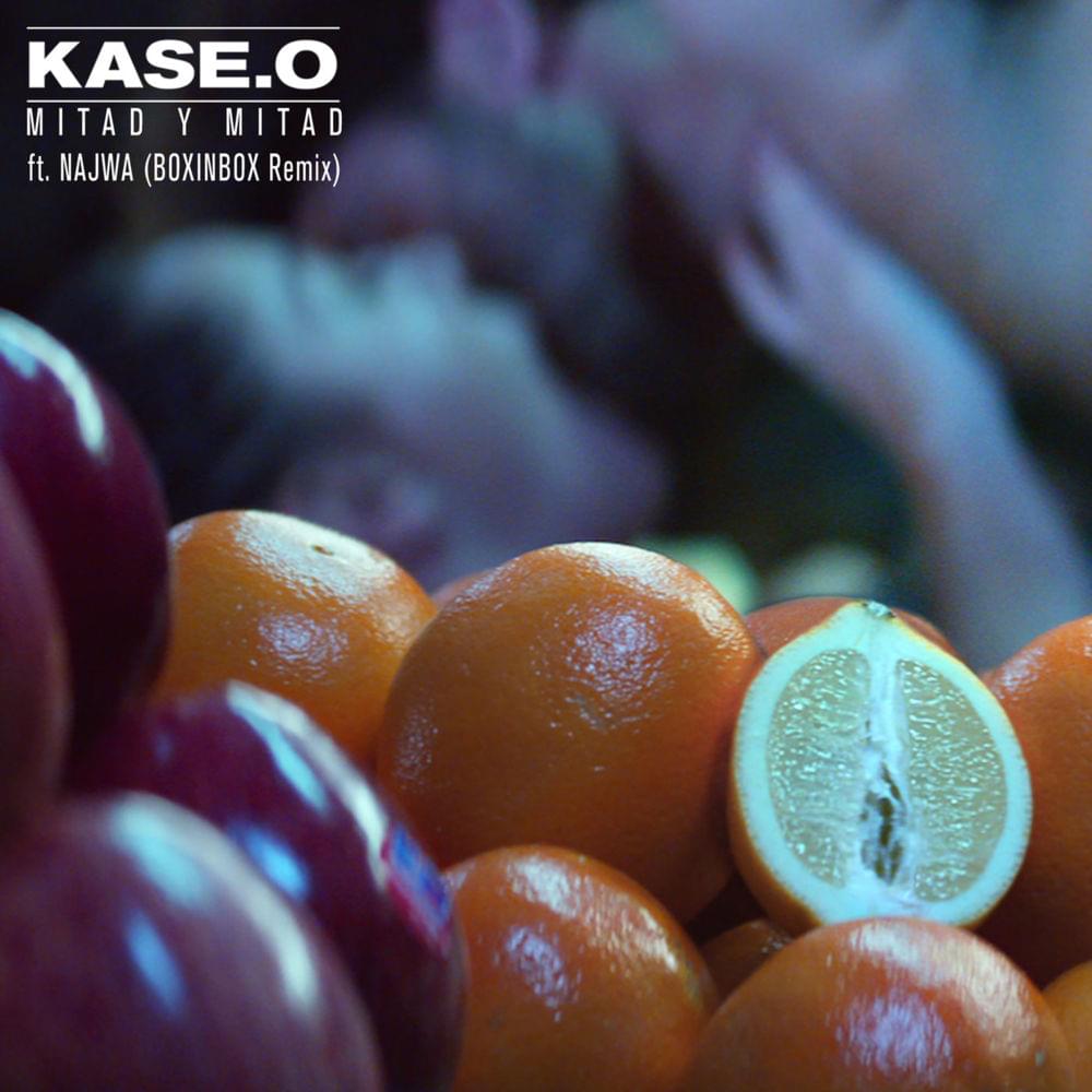 Album cover art for "Mitad y Mitad (Boxinbox Remix)" by Kase.O & Najwa