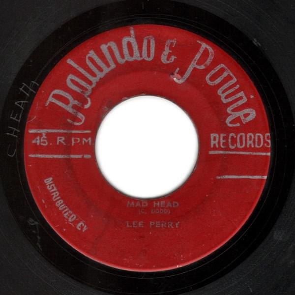 Album cover art for "Mad Head" by Lee “Scratch” Perry & The Dynamites