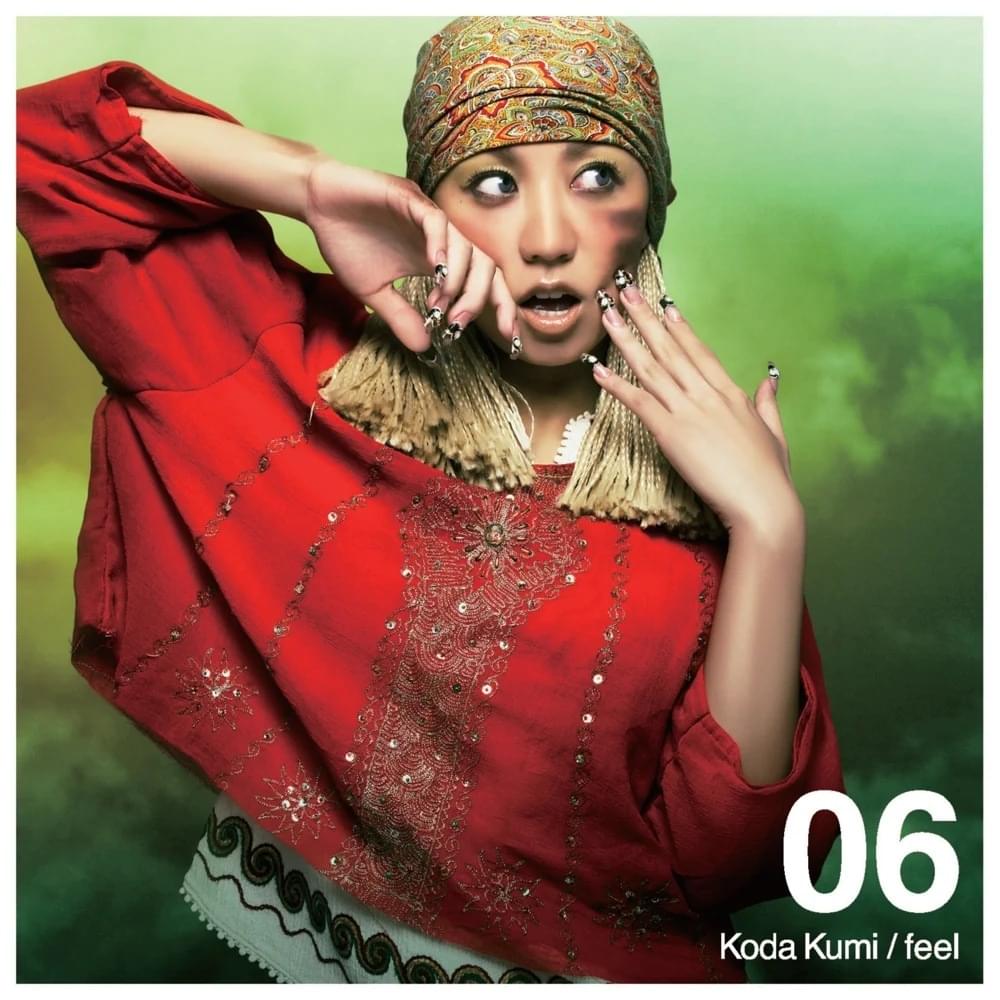 Album cover art for "feel" by 倖田來未 (Kumi Koda)