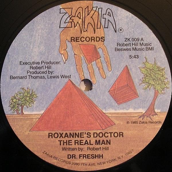 Album cover art for "Roxanne’s Doctor — The Real Man" by Dr. Freshh