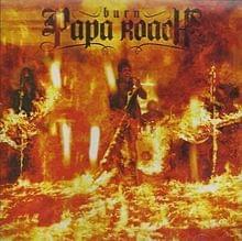 Album cover art for "Burn" by Papa Roach