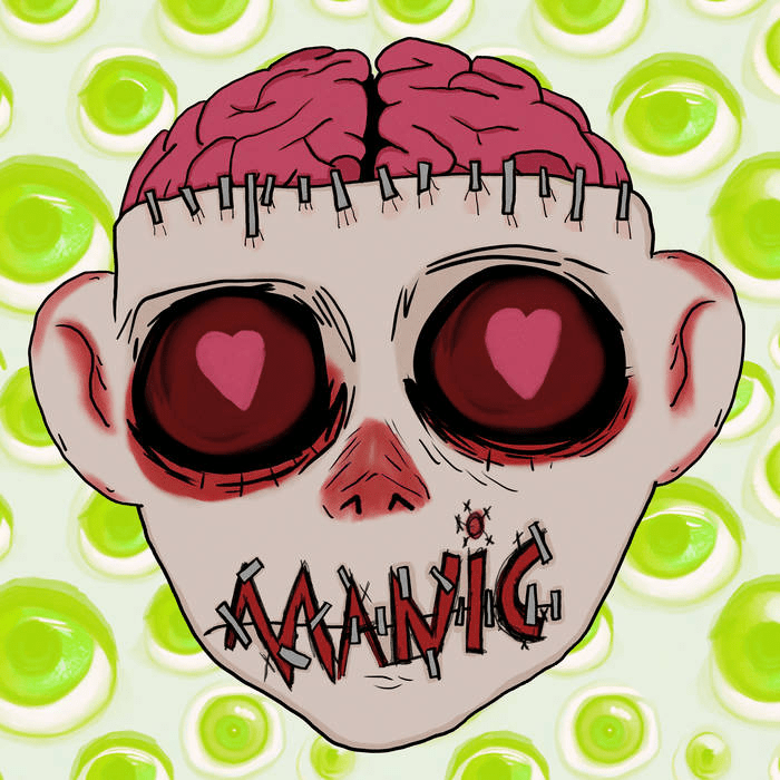 Album cover art for "Manic" by Magnolia Park
