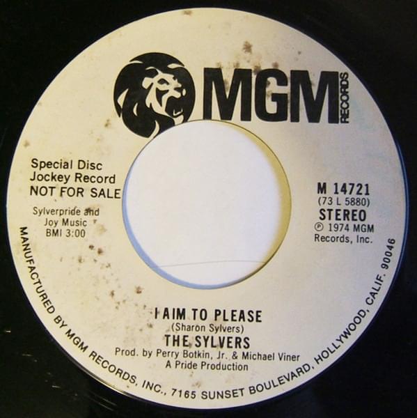 Album cover art for "I Aim To Please" by The Sylvers