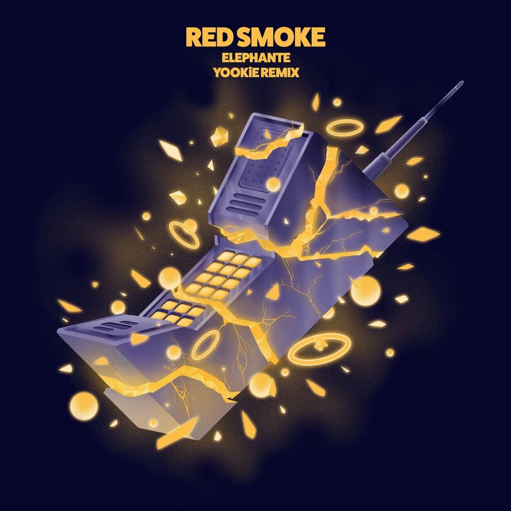Album cover art for "Red Smoke (YOOKiE Remix)" by Elephante