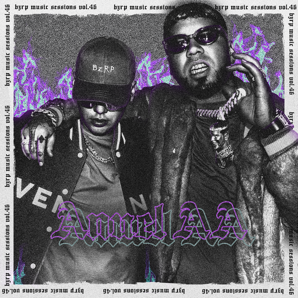 Album cover art for "Anuel AA: Bzrp Music Sessions, Vol. 46" by Bizarrap