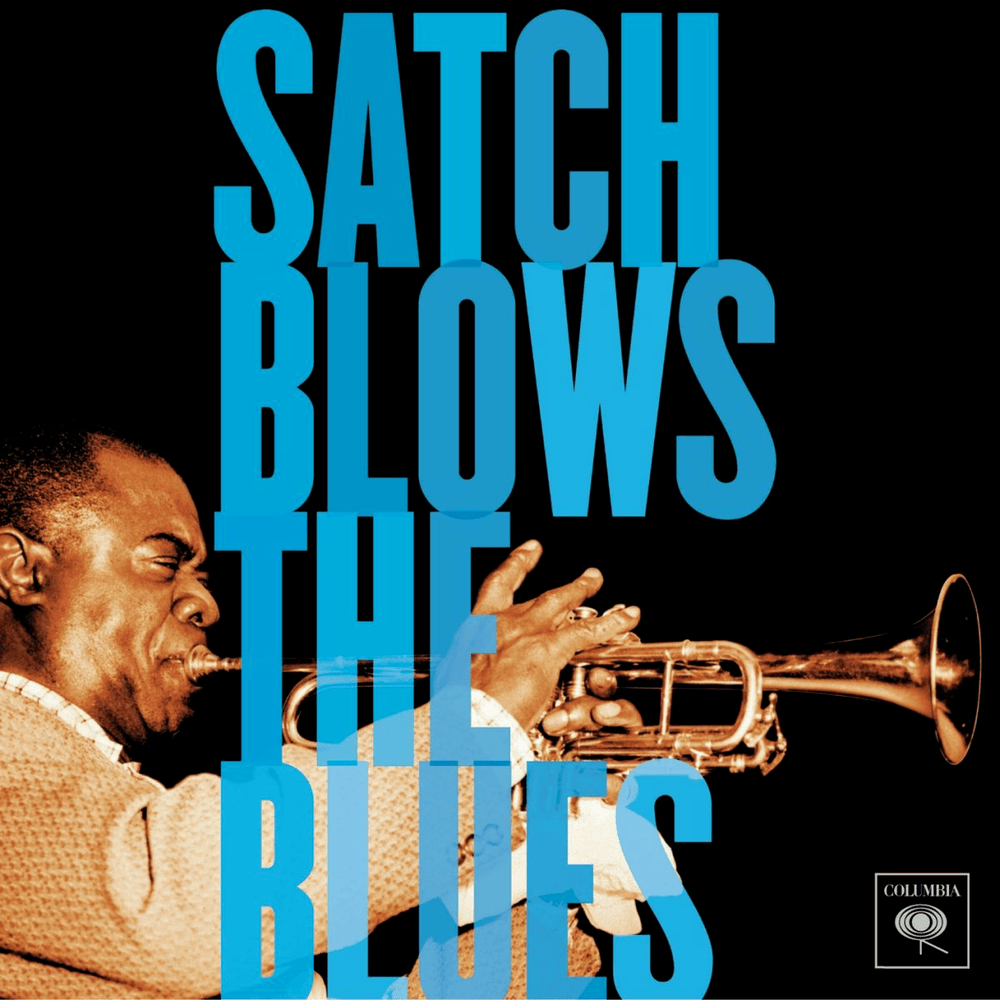 Album cover art for "Blue, Turning Grey Over You" by Louis Armstrong and His Orchestra