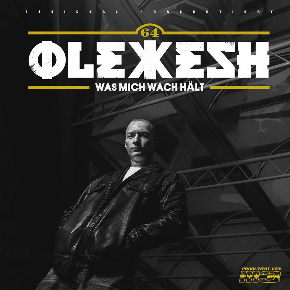 Album cover art for "Was mich wach hält" by Olexesh