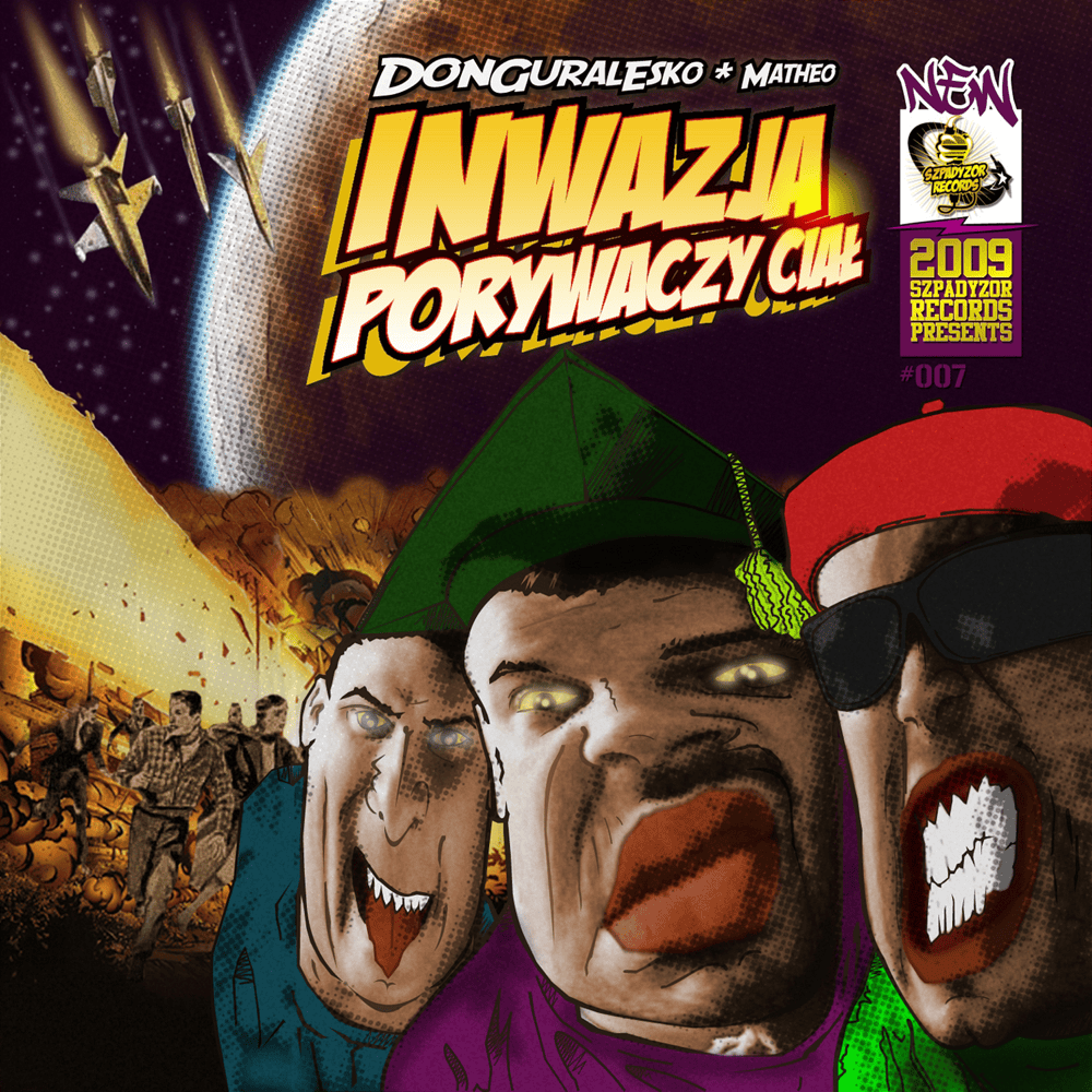 Album cover art for "Synku, jestem w budynku" by donGURALesko
