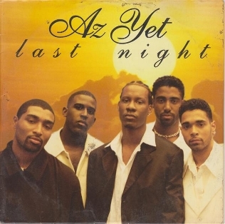 Album cover art for "Last Night" by Az Yet